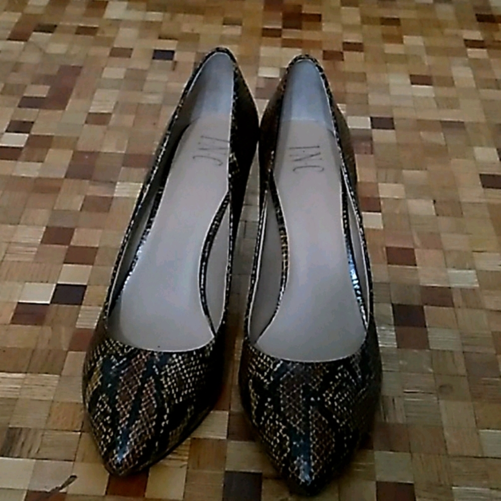 Size 13 snake skin heels